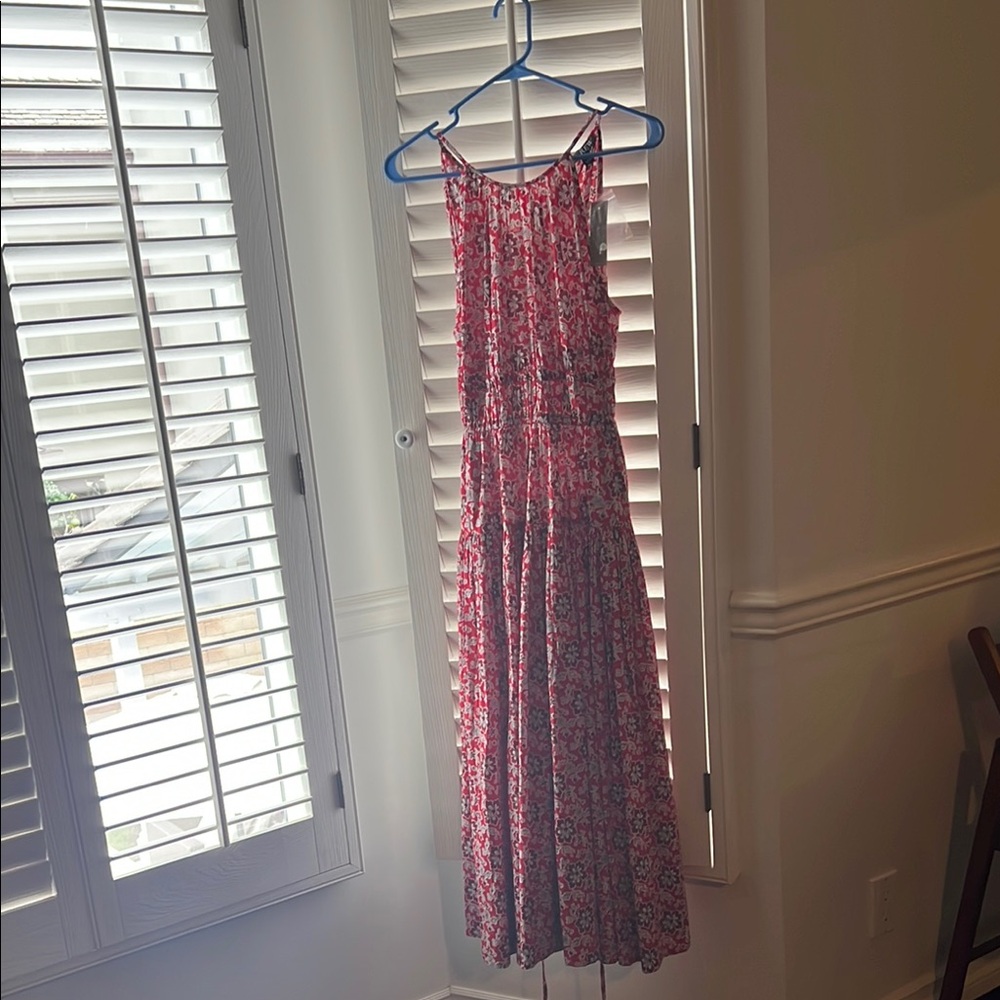 Floral Pink Maxi Dress